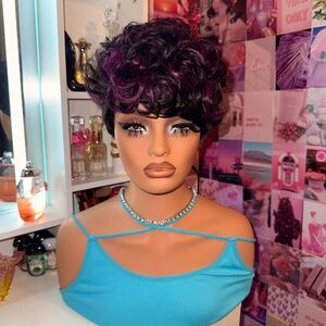 Short Curly Pixie Wig